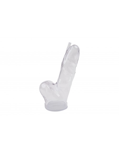 SP008 Realistic Penis Cylinder L, crystal clear